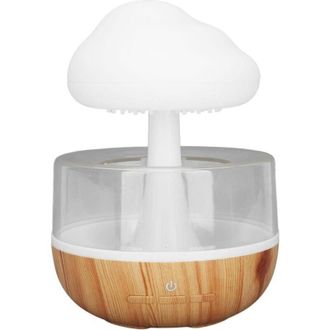 OEM Humidificador Rain Cloud Mushroom Water Drop (7 Colores), Difusor De Aceites Esenciales Usb Con Luz Y Sonido, Luz Nocturna, Aromaterapia Para Un Ambie