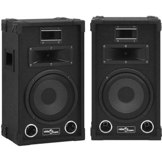 vidaXL Altavoces Pasivos Escenario Profesional Hifi 2 Uds 800 W Negro Vidaxl