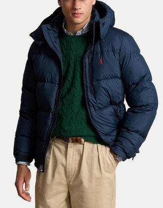 Polo Ralph Lauren Mens El Cap Down Jacket Blue Clothing > Coats &