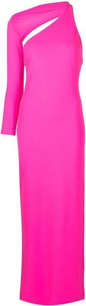 Solace London Saren maxi dress - women - Polyester/Elastane - 12 - Pink
