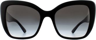 Dolce & Gabbana Zonnebril DG4348 501/8G Zwart Grijs Verloop