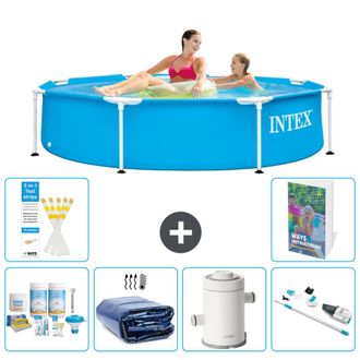 Intex Piscina Con Estructura Redonda - 244x51 Cm - 7-piezas S136