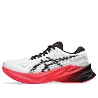 Asics (WMNS) ASICS Novablast 3 White Black Electric Red 1012B288-104