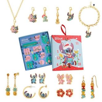 Disney Lilo & Stitch Advent Calendar 12-Piece Jewelry Set in Multicolor at Nordstrom