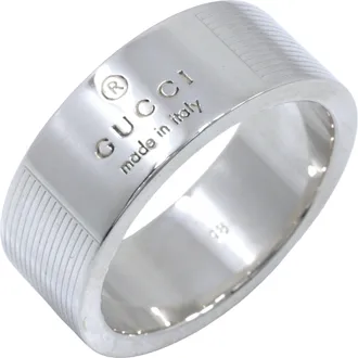 Gucci Silver Silver 925 Band Ring (Pre-Owned)