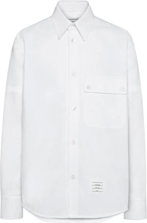 Thom Browne Camicia con taschino - Bianco