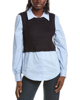 Cinq &agrave; Sept Mara Shaker Pullover