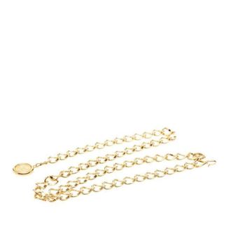 Chanel Pre-owned Belts, female, Yellow, Size: ONE SIZE Pre-owned Medallion Chain Belt