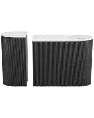 Zuo 2pc Ormara Console Table Set