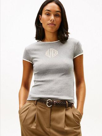 Tommy Hilfiger Camiseta slim con logo