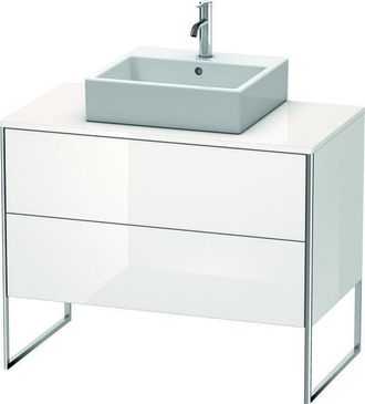 Duravit Lavabo Consola Duravit Xsquare, De Pie, 2 Extra&iacute;bles