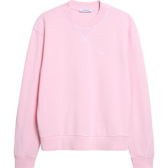 Givenchy Couture Seam Cotton Fleece Sweatshirt in Light Pink at Nordstrom, Size Xx-Large