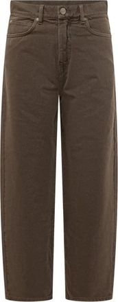 Pinko Pinko, Jeans, Dames, Bruin, W26, Katoen, Estelle Straight Leg Pants