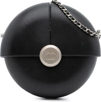 Chanel Borsa a tracolla Evening In The Air in pelle di agnello 2016-2017 - Nero