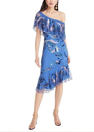 Temperley London Novella Silk-Blend Dress