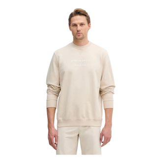 Guess Hoodies & sweatvesten, Heren, Beige, S, Katoen, Cotton Crewneck Sweatshirt North Sails