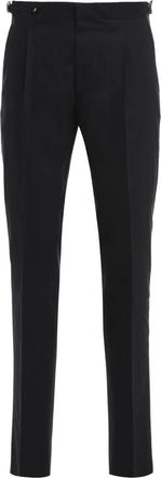 Moorer Pantaloni pliss&eacute; - Nero