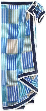 Echo Stripe Illusion Sarong And Bag in Ultramarine at Nordstrom