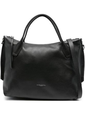 Gianni Chiarini Virginia grained leather tote bag - Black