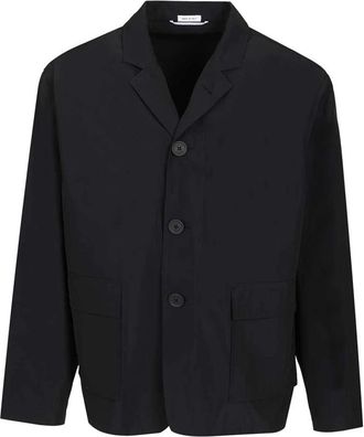 Thom Browne Light Memory Tech Packable Sportcoat - Heren - Blazers - Blauw - XL - Leer - Jassen