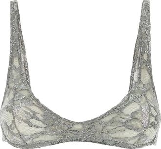 The Attico Bralette in pizzo - Grigio