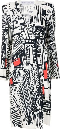 Gloria Coelho Abito con stampa astratta - Multicolore
