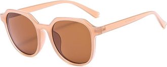 Generic Mens And Womens Large Frame UV400 Sunglasses Outdoor Commuting Vacation Sports Party Street Photography Sun Glasses(Brown)