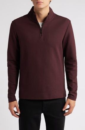 Robert Barakett Karuna Half Zip Pullover in Bordeaux at Nordstrom Rack, Size Small