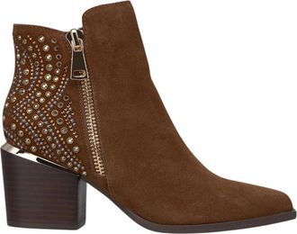 Alma En Pena Haklaarsje met strass studs - Dames - Cowboylaarzen - Bruin - 37 EU - Schoenen