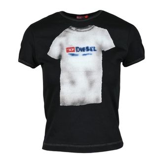 Diesel Dames, Tops, Zwart, Maat: S Katoen