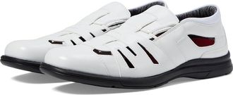 Stacy Adams Scobel Fisherman Sandal Mens Sandals White : 10.5 M, Leather