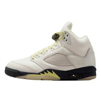 Nike Air Jordan 5 Retro Sail / Luminous Green - Anthracite IM7592-130 Womens