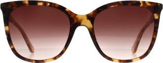 Calvin Klein Cat Eye Womens Dark Tortoise Brown Gradient CK23500S - One Size