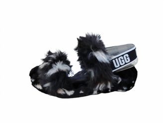UGG Womens Oh Yeah Spots Slipper In Black
