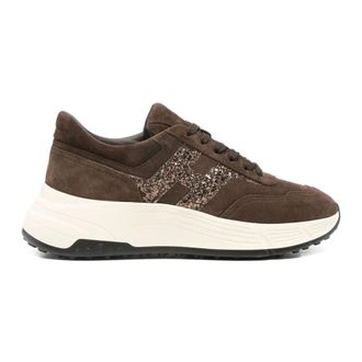 Hogan H669 Sneakers - Dames - Sneakers - Bruin - 35 EU - Leer - Schoenen