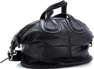 Givenchy Nightingale Leather Medium satchel - Nero