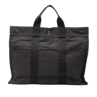 Herm&egrave;s Pre-owned Tote Bags, female, Gray, Size: ONE SIZE Pre-owned Herline Tote MM