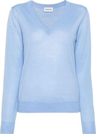 P.A.R.O.S.H. Linfa fine-knit jumper - women - Silk/Cashmere/Wool - M - Blue