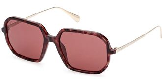Max & Co. MO0087 55S Womens Sunglasses Tortoiseshell Size 54