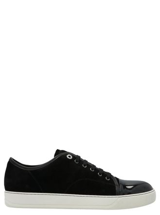 Lanvin Black Solid Sneakers