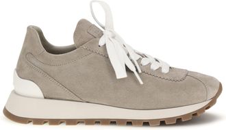 Brunello Cucinelli Womens Sneakers Ice Calf Leather Trainers
