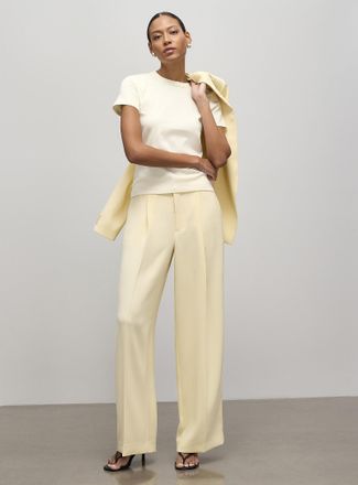 Contemporaine Womens Crew-neck fitted T-shirt