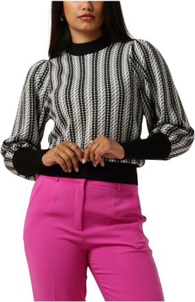 Janice Dames, Truien, Zwart, Maat: XL