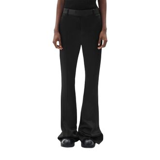 Ann Demeulemeester Wide Trousers, female, Black, Size: 2XS Pant Ann Demeulemeester