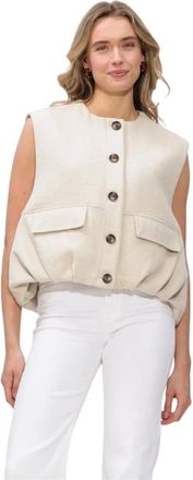 Arma Jassen, Dames, Beige, XS, Wol, Daniela Jacket