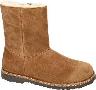 Birkenstock Uppsala Zip Shearling Regular Fit - Dames - Schoenen - Bruin - Maat: 37 EU Zijde