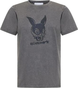 John Richmond Mujer, Camisetas, Gris, Talla: XL