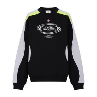 Casablanca Sweatshirts, female, Black, Size: L Sports Top