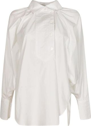 Patou Witte Herenoverhemd - Dames - Blouses - Wit - S - Overhemden