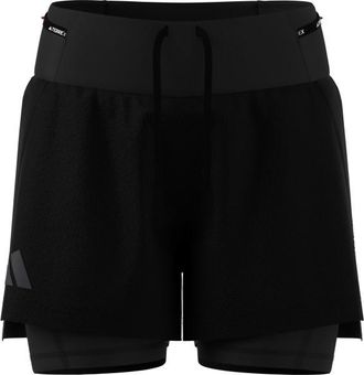 ADIDAS TERREX XPL 2in1 Shorts Shorts f&uuml;r Damen | schwarz